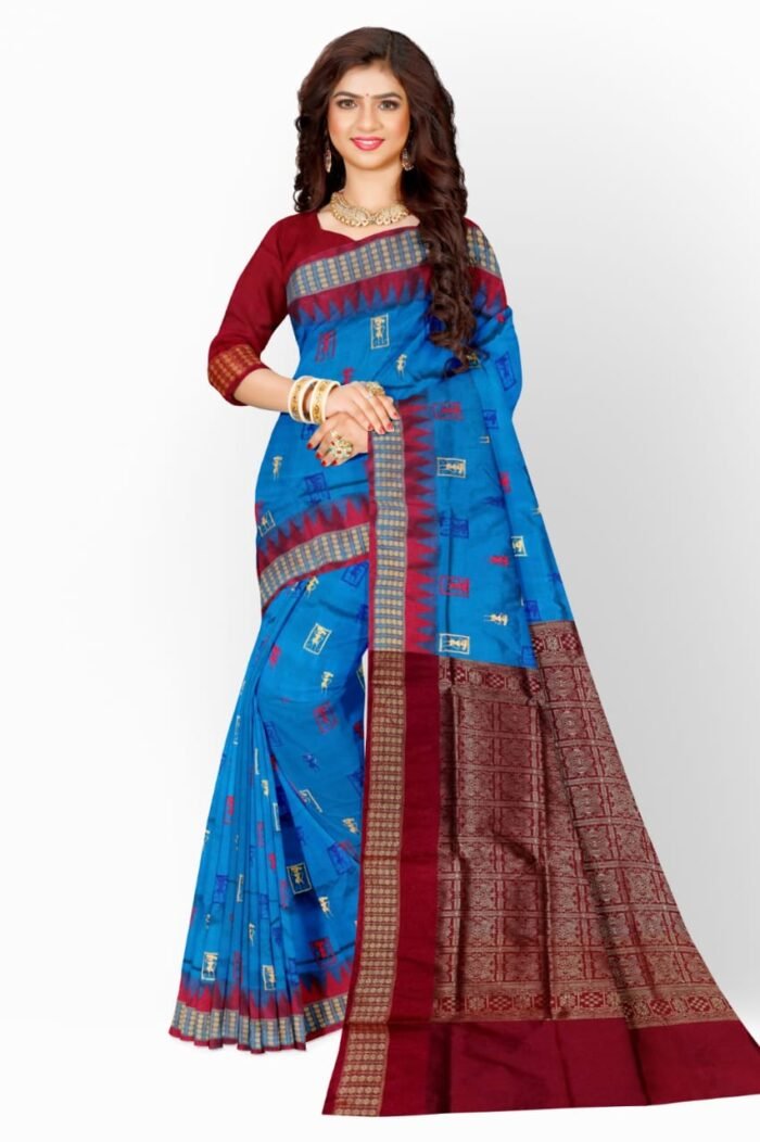 Sambalpuri Papa Silk Saree