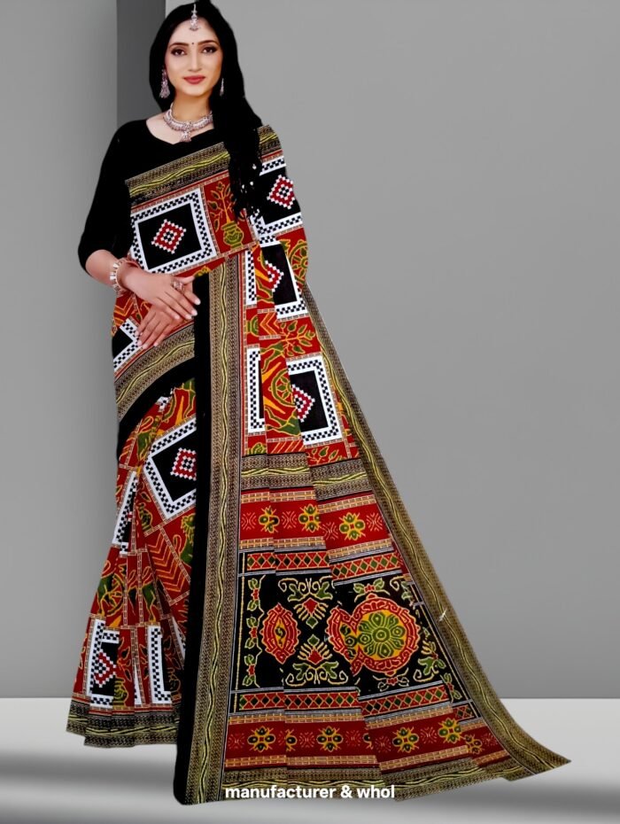 sambapuri printed saree