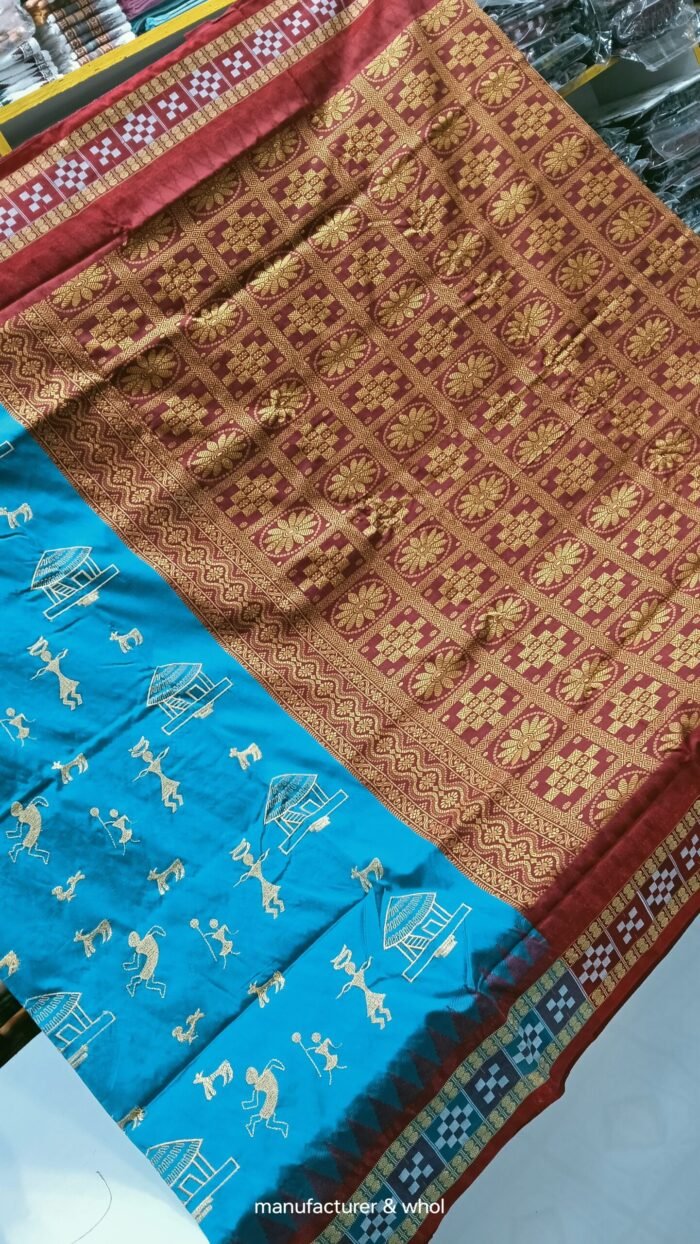 Sambalpuri Papa Silk Saree