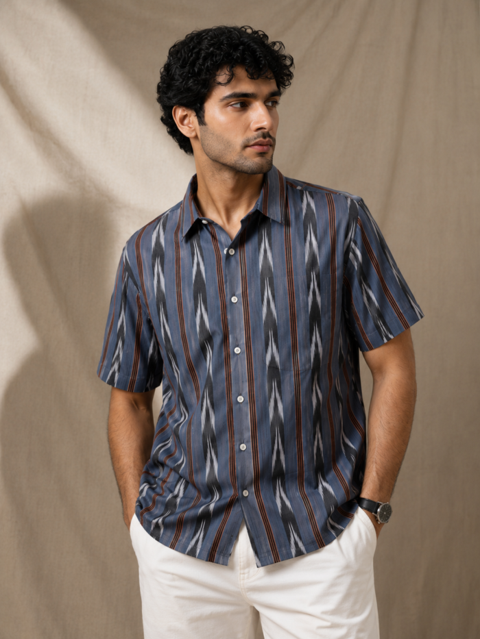 Sambalpuri ikat half shirt