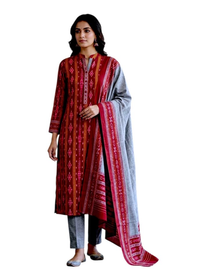 Sambalpuri Kurti Set